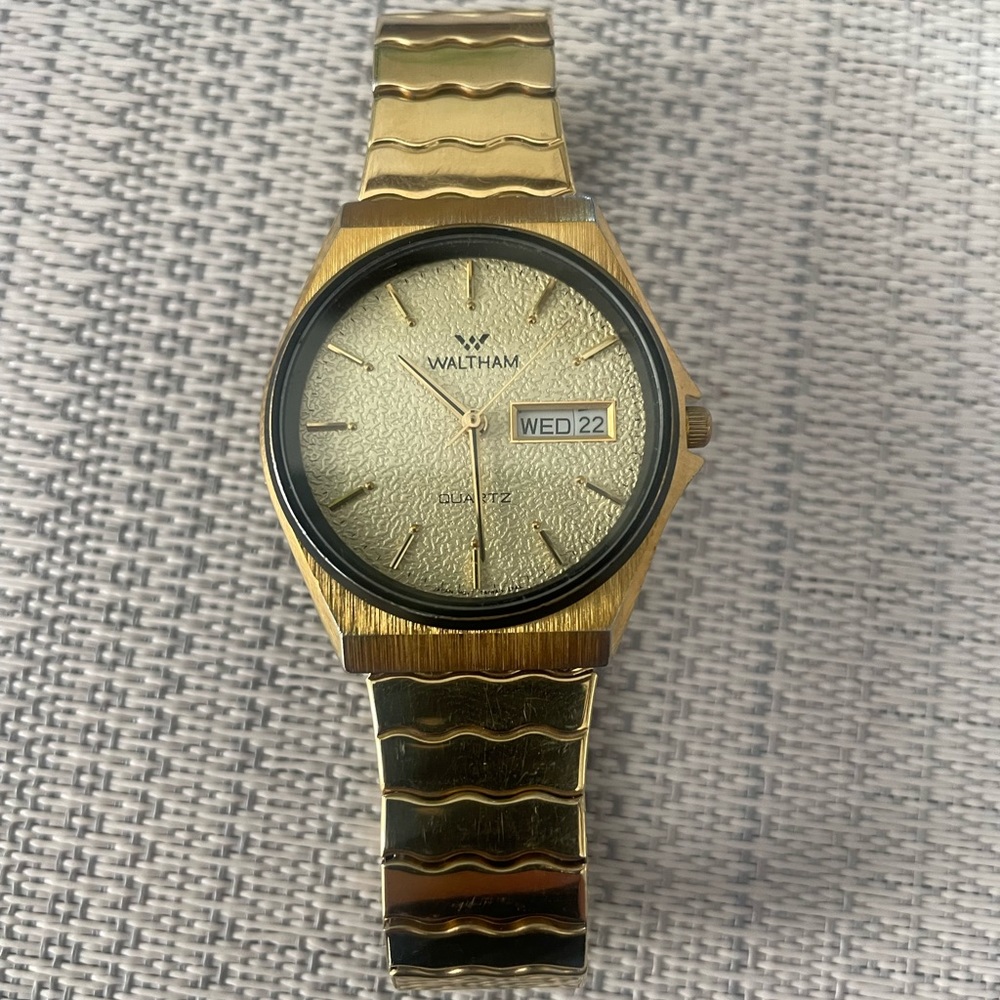 Vintage Waltham Day Date Watch